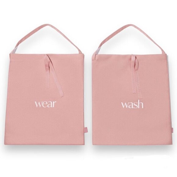 Hanky Panky Travel Bag Set of 2 in Pale Pink Limited Edition - Picture 1 of 4